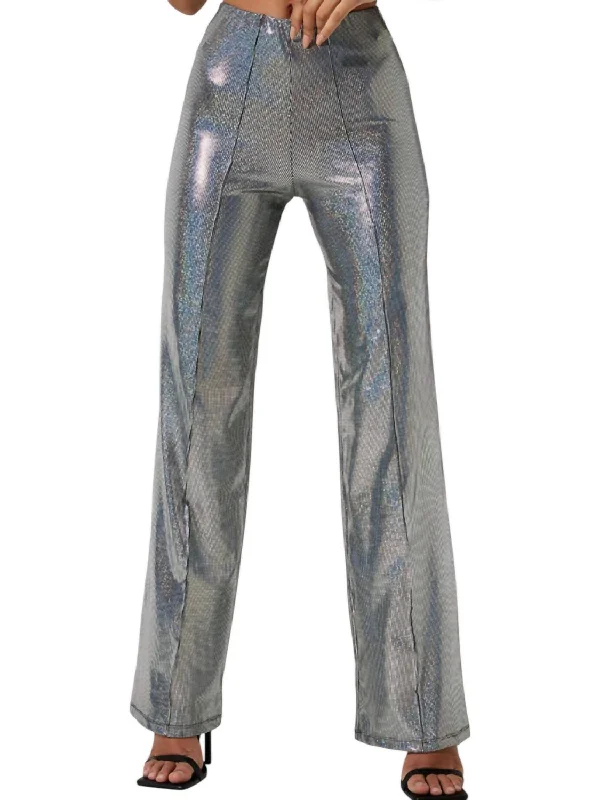 Weekend Savings Delight Pista Trouser In Silver