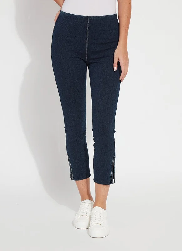 Low Price Poppy Embroidered Denim (25" Inseam)