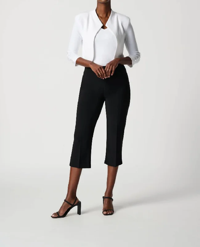 Weekend Bargains to Savor Classic Capri Pants In Black