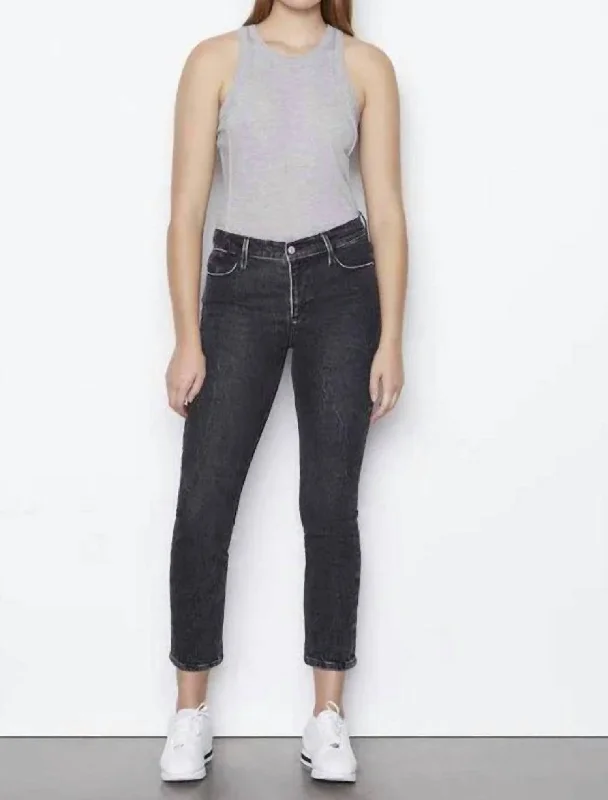 Super Bargain Le High Straight Jean In Edgey