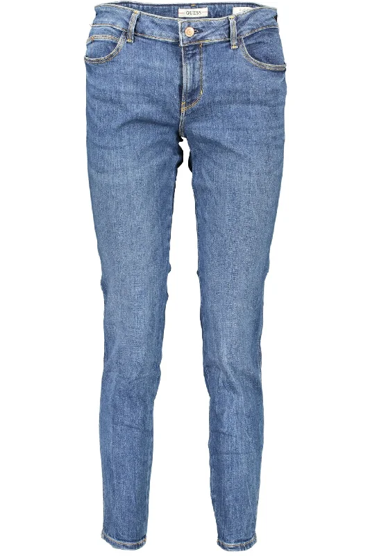 Closeout Sale Guess Jeans Chic Faded Skinny Jeans with Logo Women's Detail