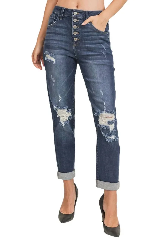 Clearance Event High Rise Plus Mom Jeans In Dark Wash