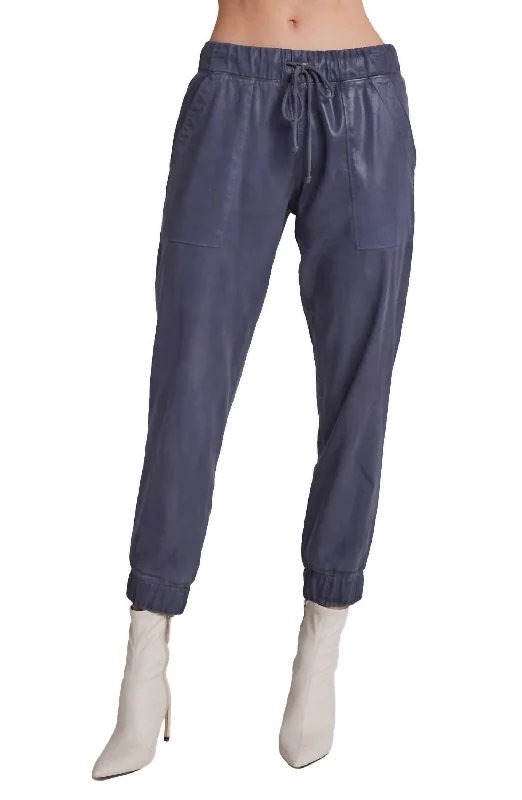 Stock Up Chelsea Pocket Jogger In Frosted Blue