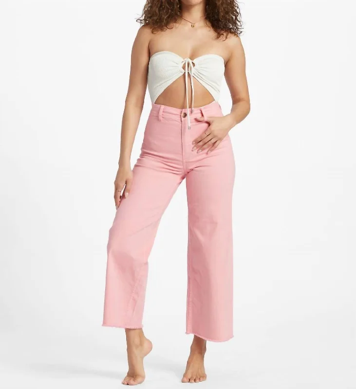Today’s Deal Free Fall High-Waist Pants In Flamingo