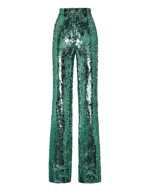 Seasonal Clearance Long Trousers Paillettes