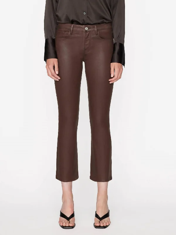 Weekend Discounts Worth Grabbing Le Crop Mini Boot Pant In Dark Chocolate