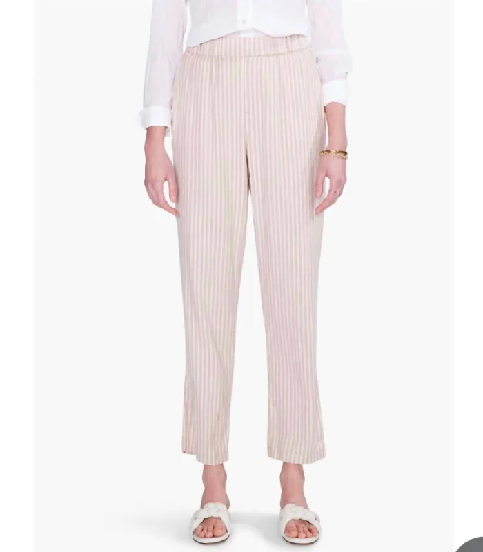 Weekend Offers That Please Neutral Multi Stipe Pant