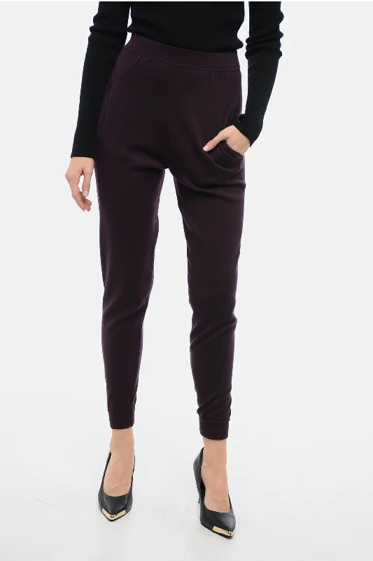 Time-Limited Offer Saint Laurent Wool Sweatpants with Flush Pockets