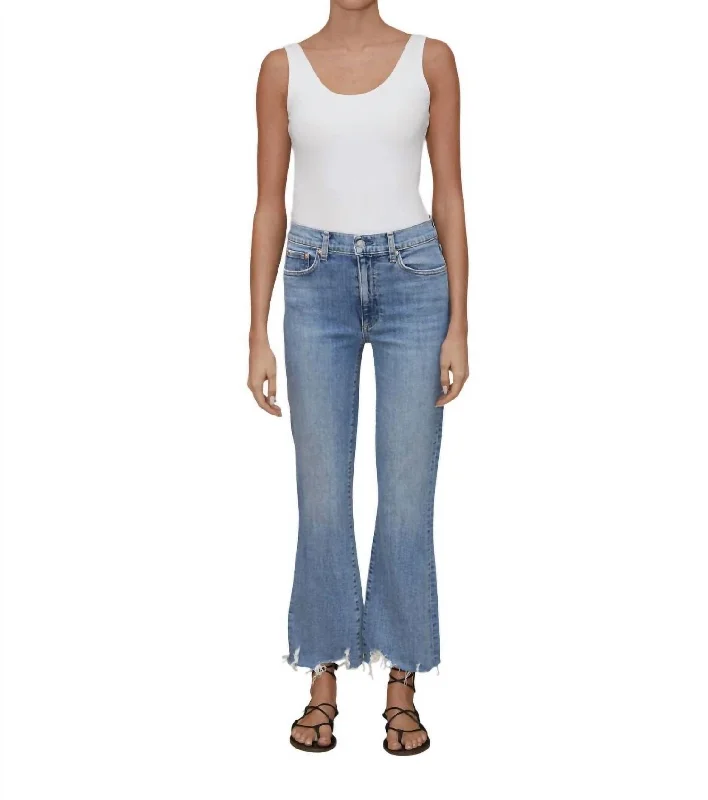 Weekend Specials You Can't Miss Bella Crop Flare Jean In Beach House