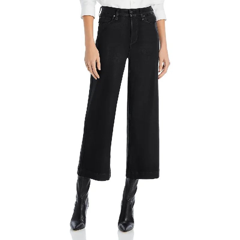 Bargain Prices Anessa Womens High Rise Shimmer Wide Leg Jeans