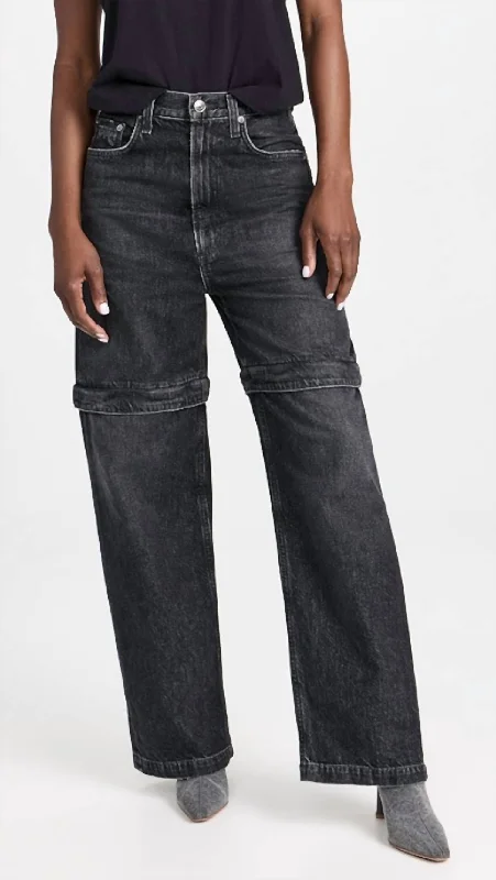 Blowout Sale Risha Zip Utility Jean In Sin
