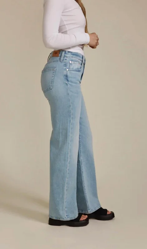 Weekend Specials to Savor Marli Wide Leg Jeans In Crosby