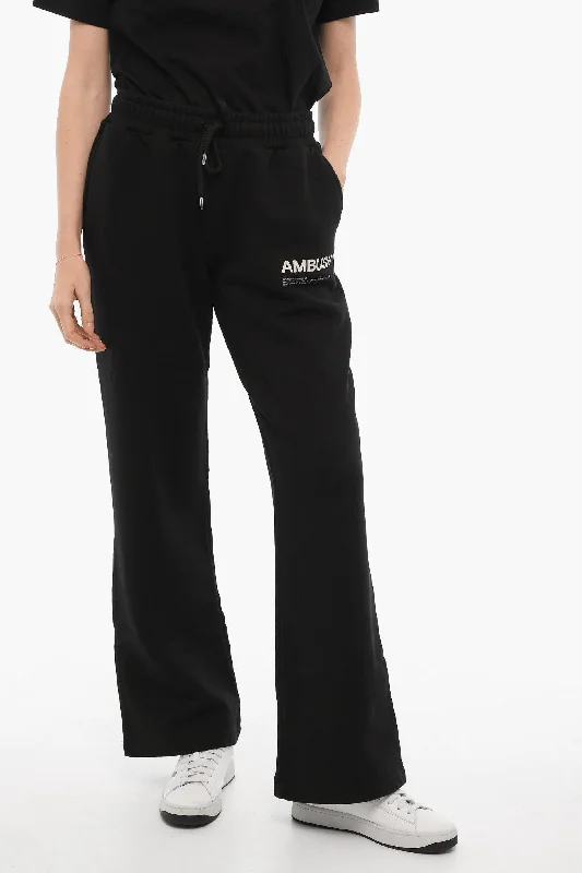Bargain Blast Ambush Solid Color Sweat Pants with Printed Logo