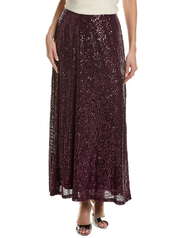 Price Drop Anne Klein Flared Maxi Skirt