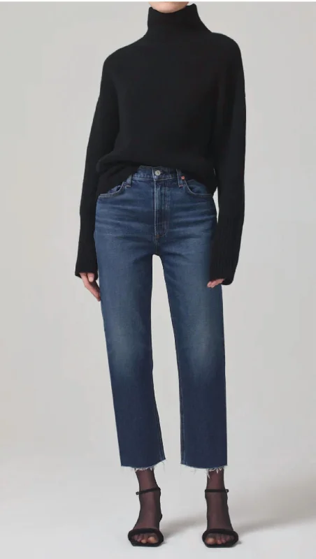 One-Day Only Daphne Crop High Rise Stovepipe In Everdeen