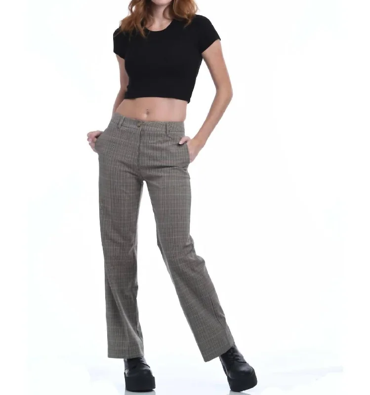 Early Access Junior Blake Ankle Length Pant In Plaid