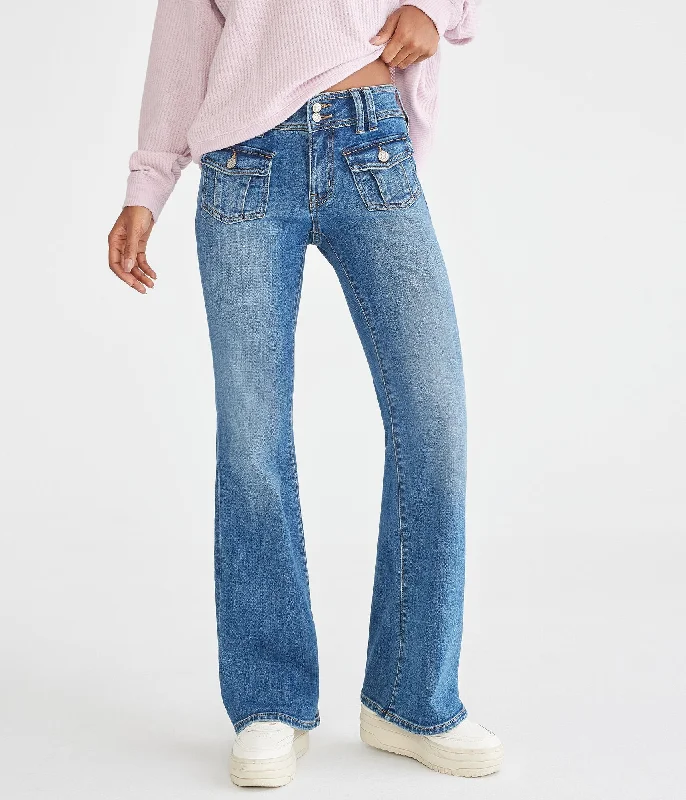 Take Advantage Aeropostale Flare Low-Rise Jean