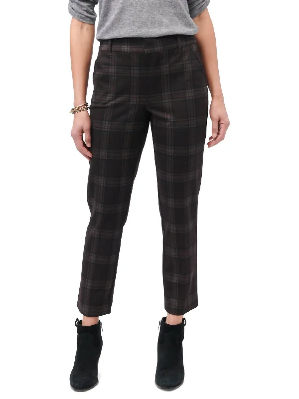 Online Deal Toffee High Rise Ponte Trouser In Black