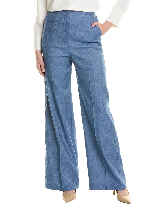 Weekend Bargains Just for You Hugo Boss Tasena Linen-Blend Pant