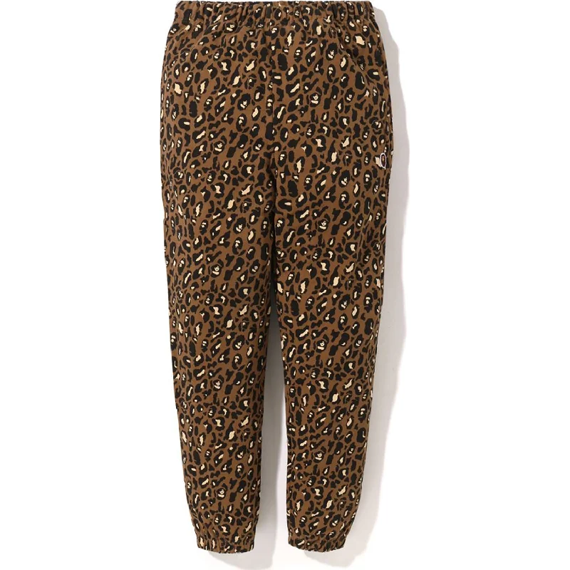 Special Discount LEOPARD OVERSIZED SWEAT PANTS LADIES