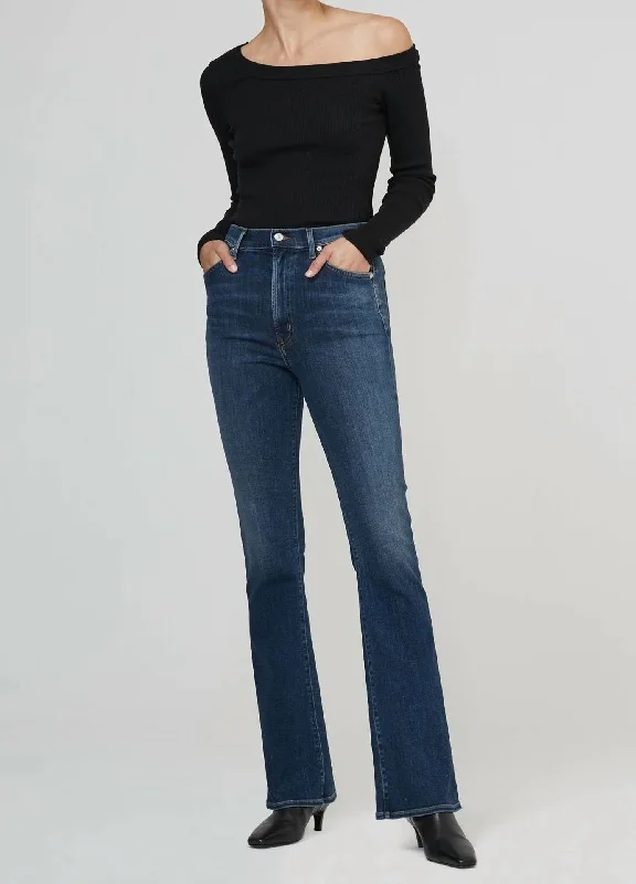 Early Access Lilah High Rise Bootcut Jeans In Morella
