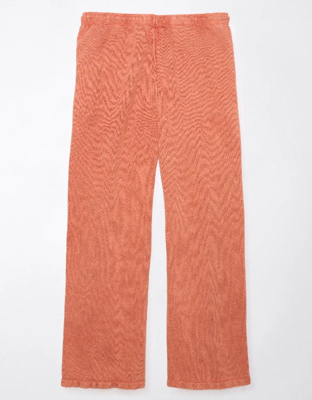 Hot Deal AE Baggy Wide-Leg Sunset Fleece Sweatpant