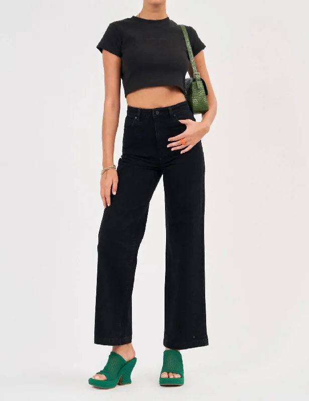 Daily Deals 94 High Wide Jeans In Dead Of Night