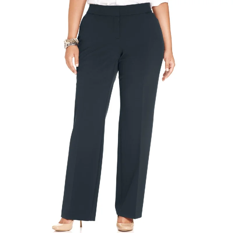 Shop and Save Plus Womens Straight Leg Pants