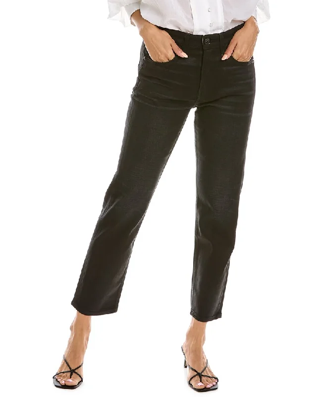 Top Pick rag & bone Maya Worn Black High-Rise Ankle Slim Jean