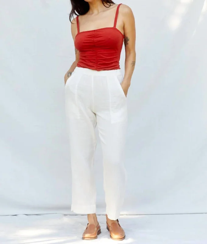 Weekend Discounts You Deserve Cara Pants In Cream