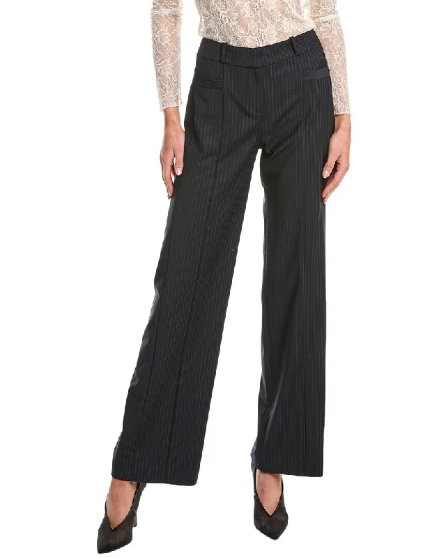 Weekend Savings Bonanza ba&sh Pinstripe Wool-Blend Pant