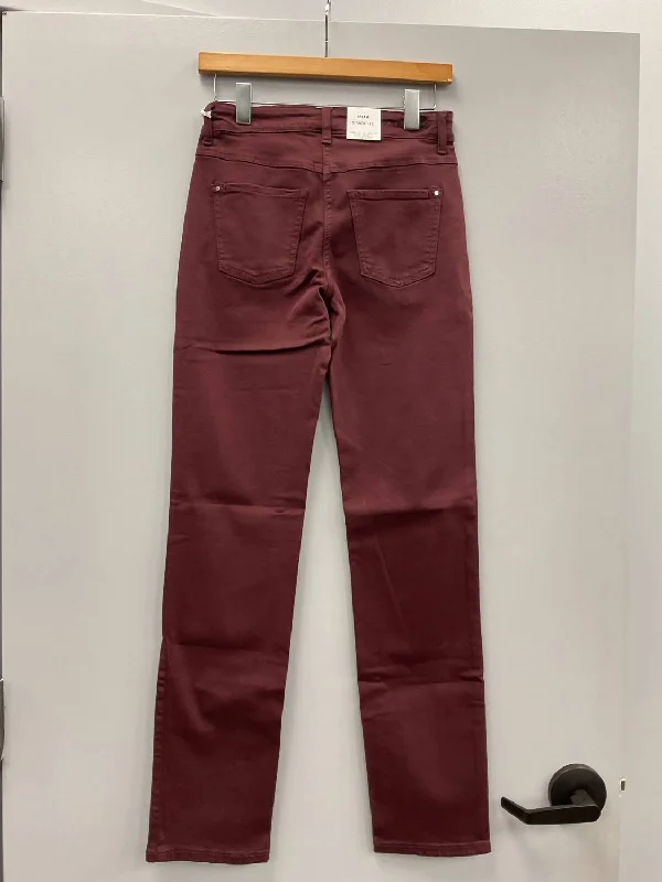 Steals and Deals Berry Dream Straight Cotton Stretch Jeans