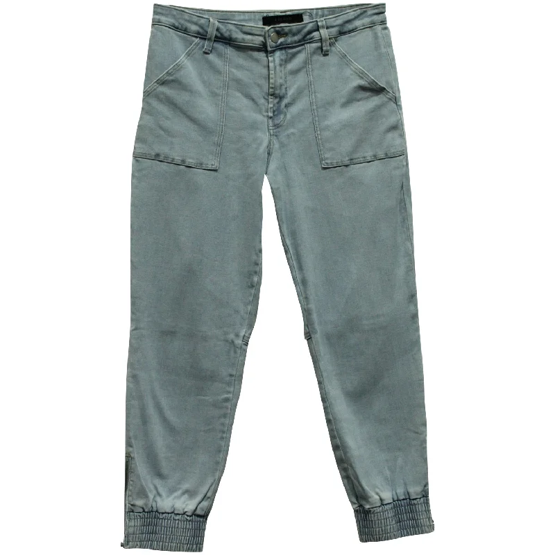 Weekend Special J Brand Arkin Cropped Jeans in Light Blue Cotton