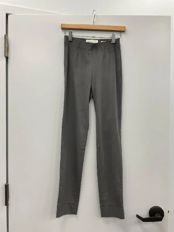 Quick Sale Grey Tapered Sabrina Velour Pant