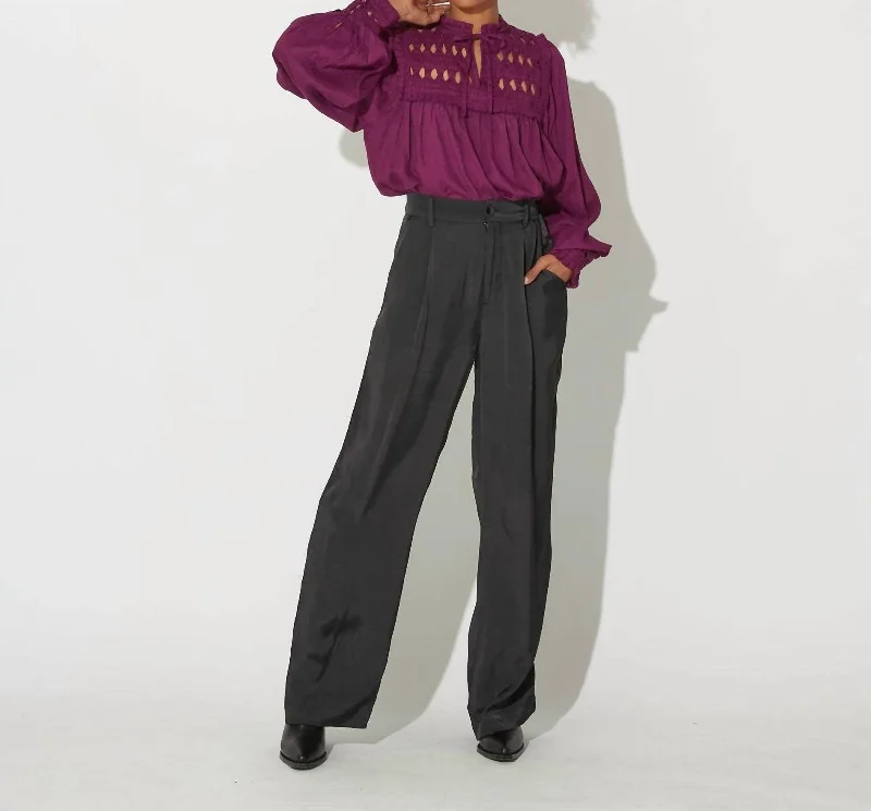 Steal Deal Laurenza Trouser In Black