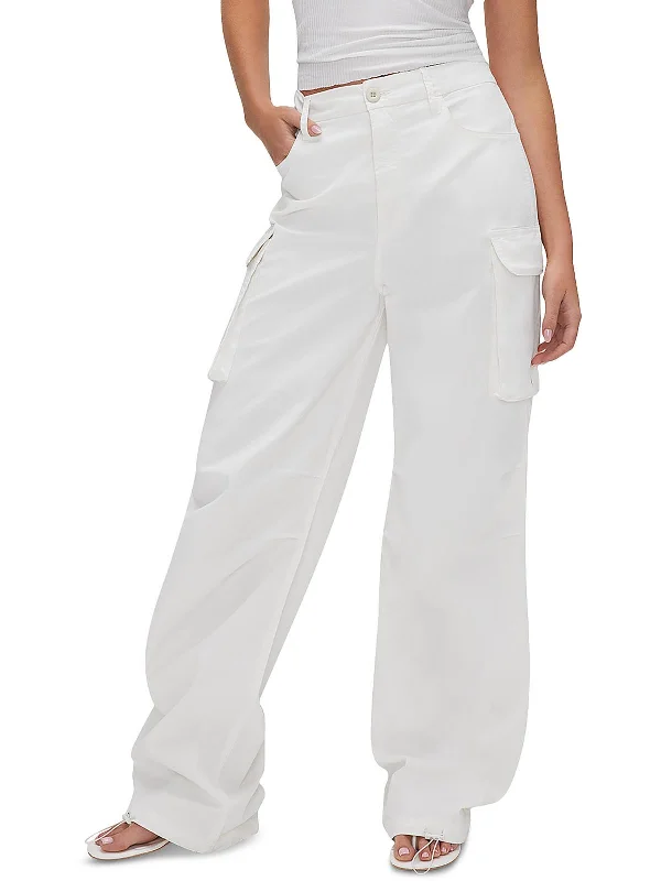 Weekend Deals to Brighten Your Day Womens Twill High Rise Cargo Pants