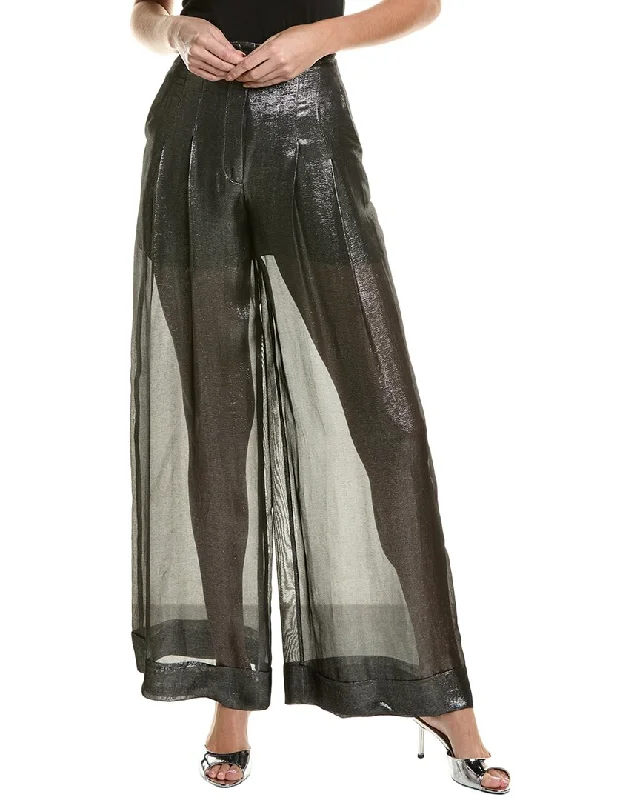 Clearance Sale Alberta Ferretti Silk-Blend Trouser