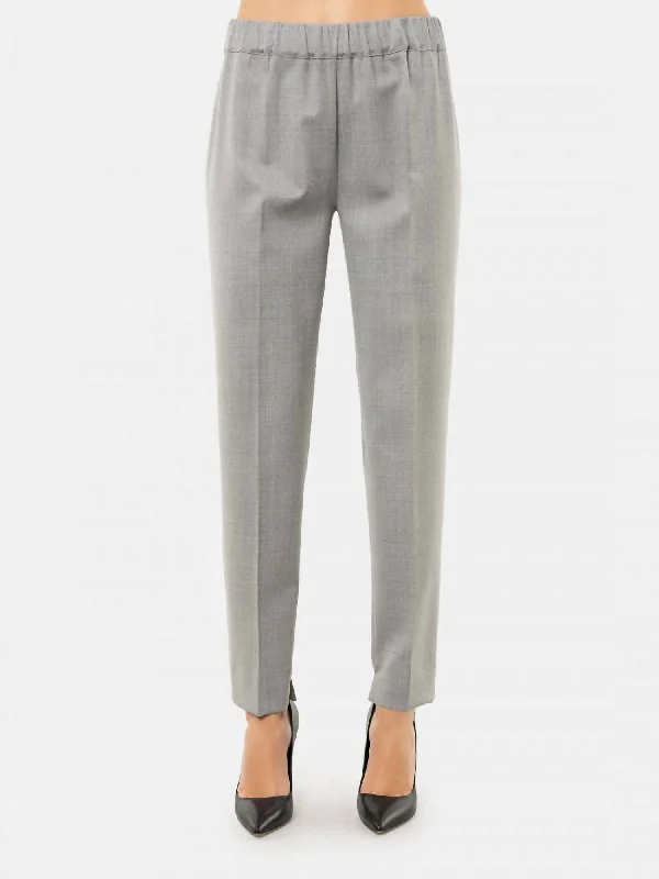 Today's Deal Pull-On Lightweight Wool Pant In Grey