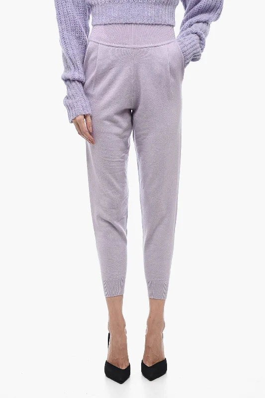 Super Sale Art Essay Cashmere MAYA Joggers Pants with Pleats