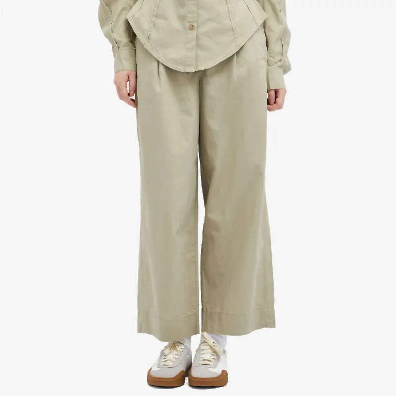 Limited Offer Cyra Wide Leg Trouser In Green
