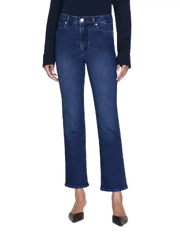 Midnight Sale Le Sleek Straight Jean In Thunderstorm