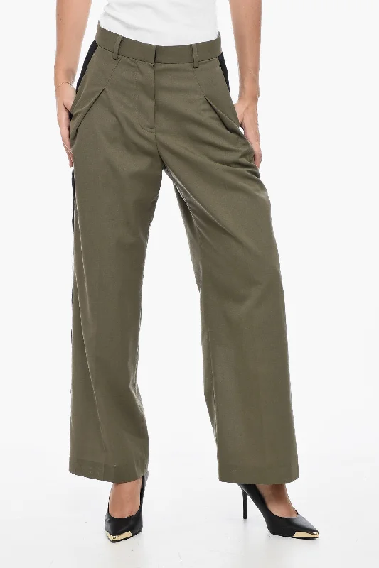 Fantastic Offers Sacai Front-pleated Joggers with Wide-leg