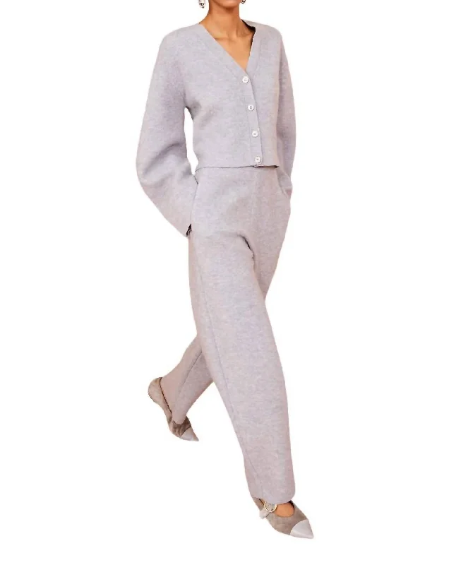 Instant Discount Delphine Pant In Heather Grey