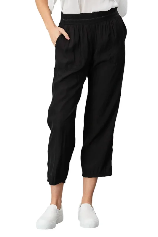 Special Discount D-Satin Crop Jogger In Nighwatch