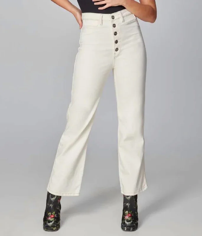 New Deals High Rise Loose Jeans In Ivory
