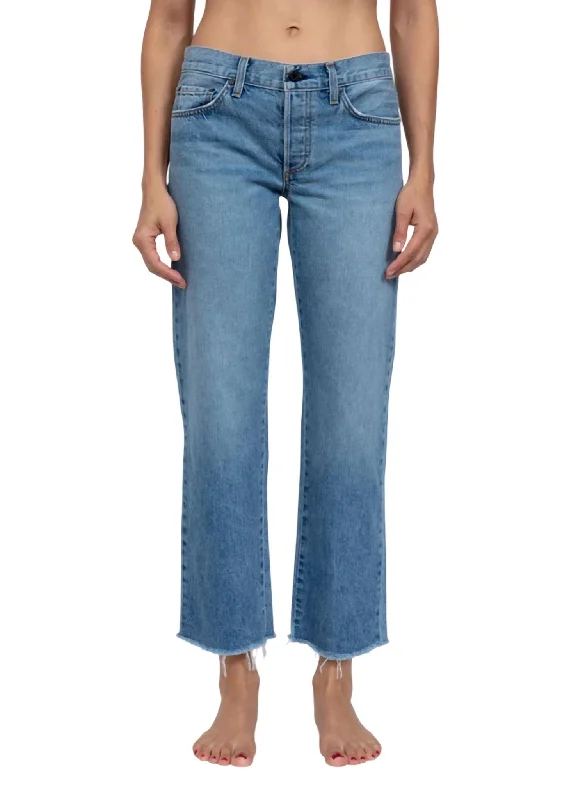 Seasonal Clearance Low Rise Straight Jeans In Clean Berkeley