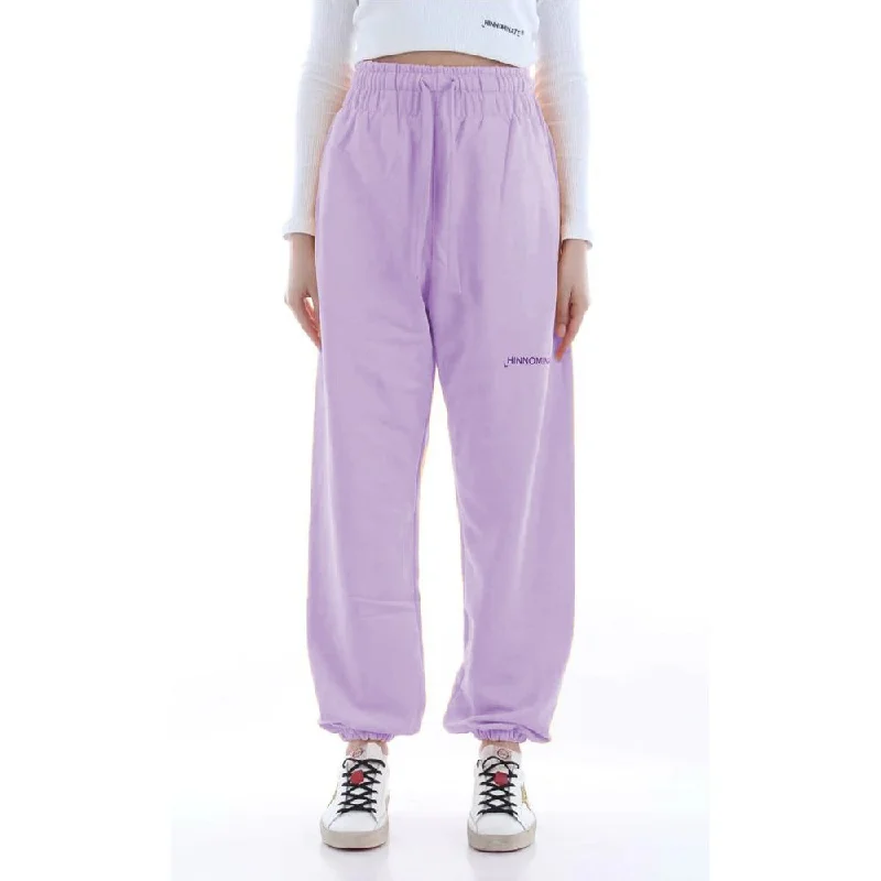 Clearance Event Hinnominate Plush Cotton Sweatpants with Logo Women's Detail