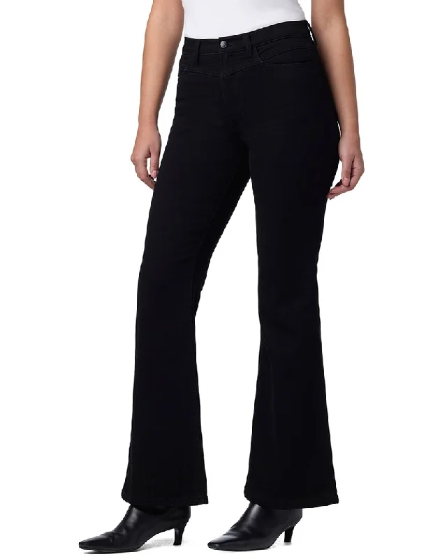 Weekend Shopping Made Better JOE'S Jeans Black Rinse High-Rise Flare Jean