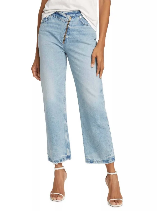 Super Savings Le Jane Crop Angled Jean In Rhode