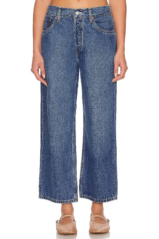 Weekend Savings Spectacular Loose Crop Jeans In Peyote Flow